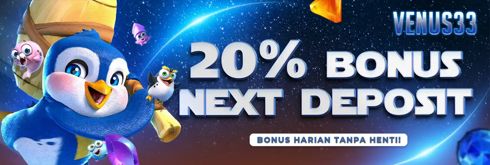 BONUS DEPOSIT 20% SLOT